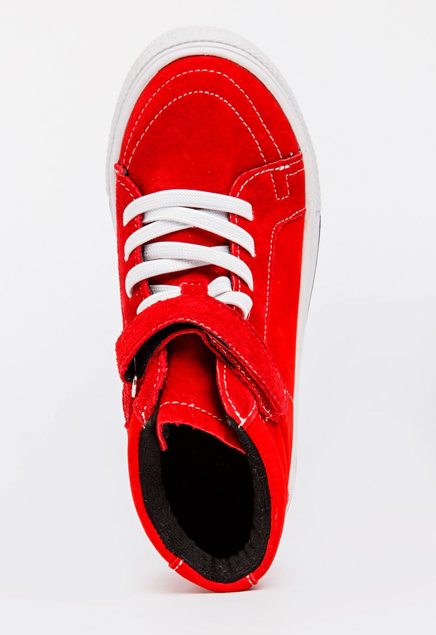 Pop Candy - Boys Hi Top Sneaker Red
