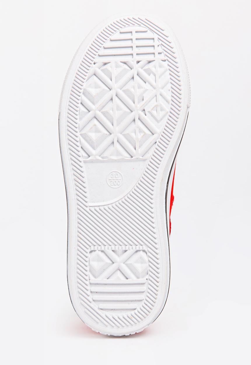 Pop Candy - Boys Hi Top Sneaker Red