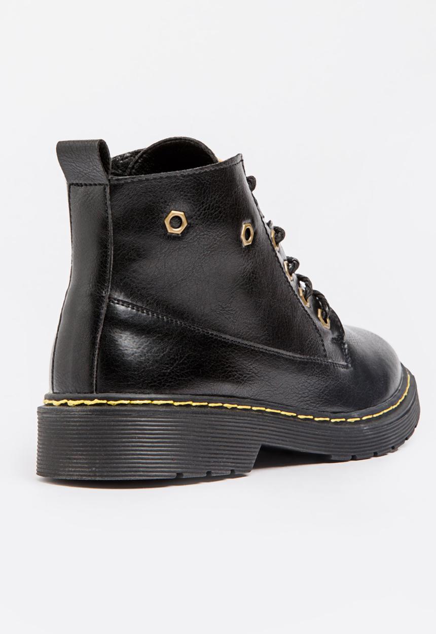 Pop Candy - Boys PU Boot Black