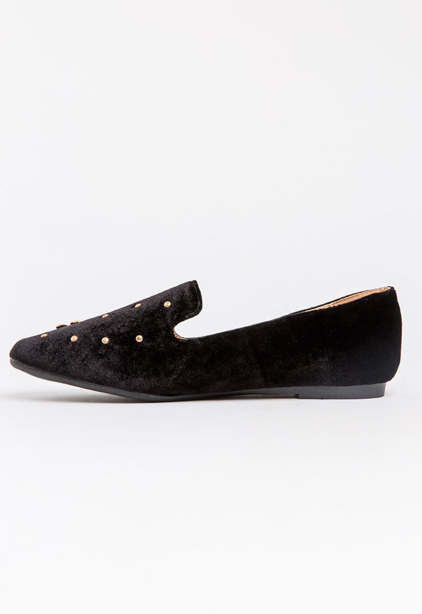 Moda Scapa - Velvet Loafers Black