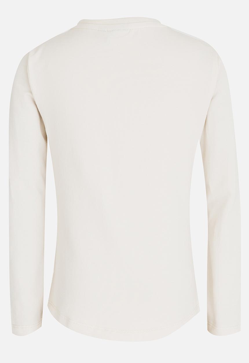 POLO - Kayla LS Printed Tee Stone