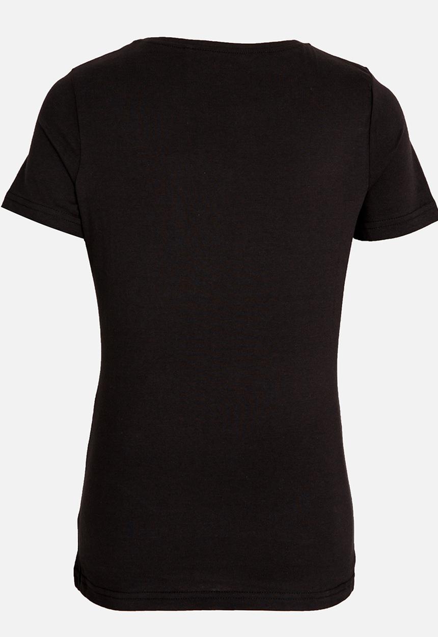 Name It - Printed Tee Black