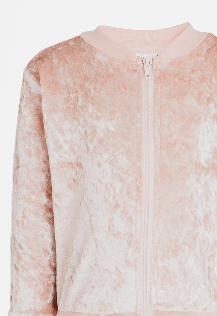See-Saw - Velvet Bomber Pale Pink