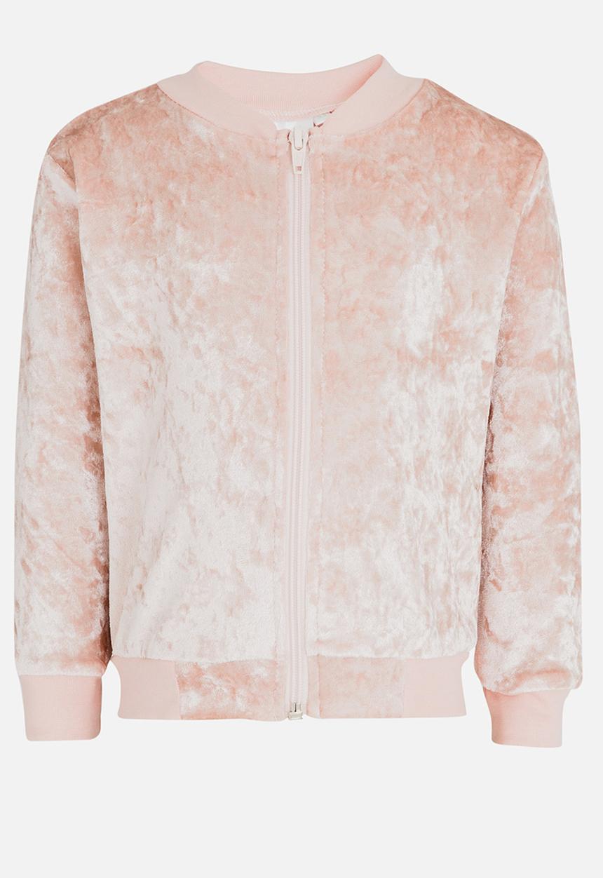See-Saw - Velvet Bomber Pale Pink