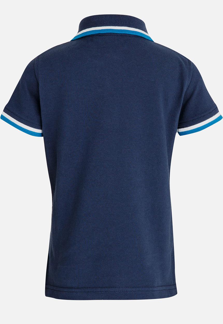POLO - Warren Contrasted SS Golfer Navy