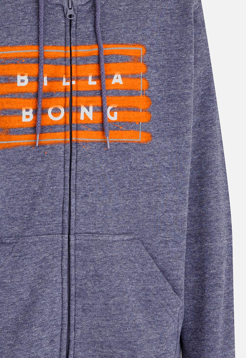 Billabong  - Diecut Spray Zip Through Hood Blue