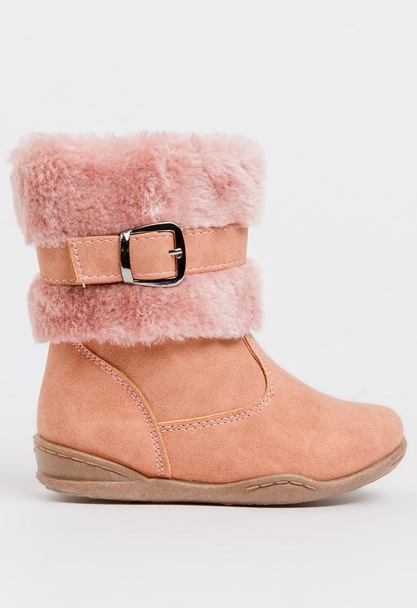 Jumbo - Boots with buckle - mid pink