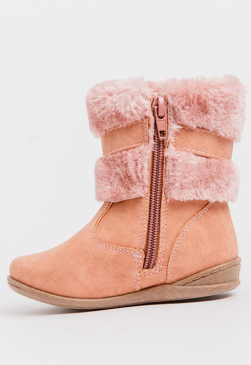 Jumbo - Boots with buckle - mid pink