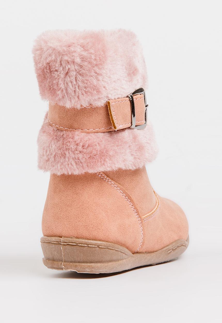 Jumbo - Boots with buckle - mid pink