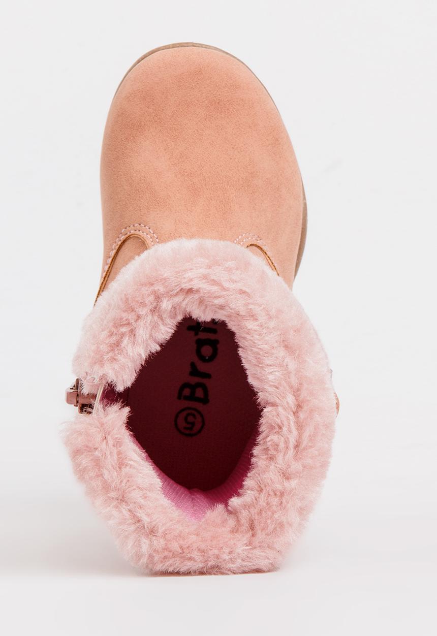 Jumbo - Boots with buckle - mid pink