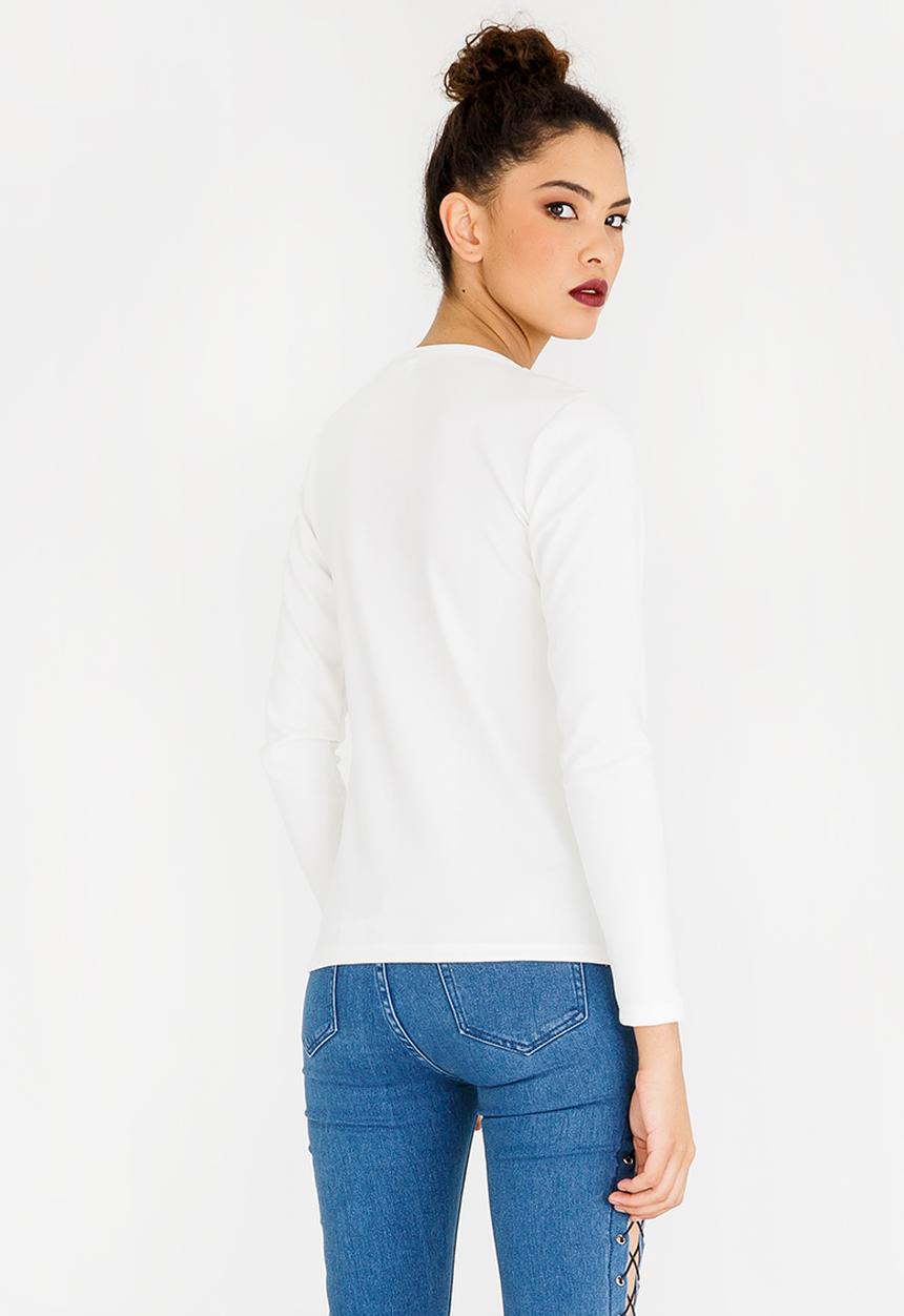 c(inch) - Mesh Inset Top Off White