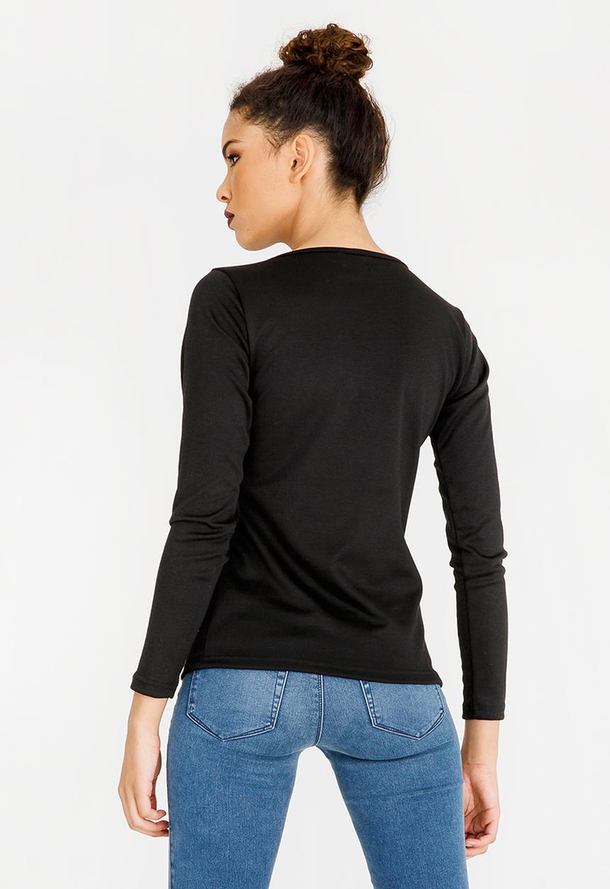 c(inch) - Mesh Inset Top Black