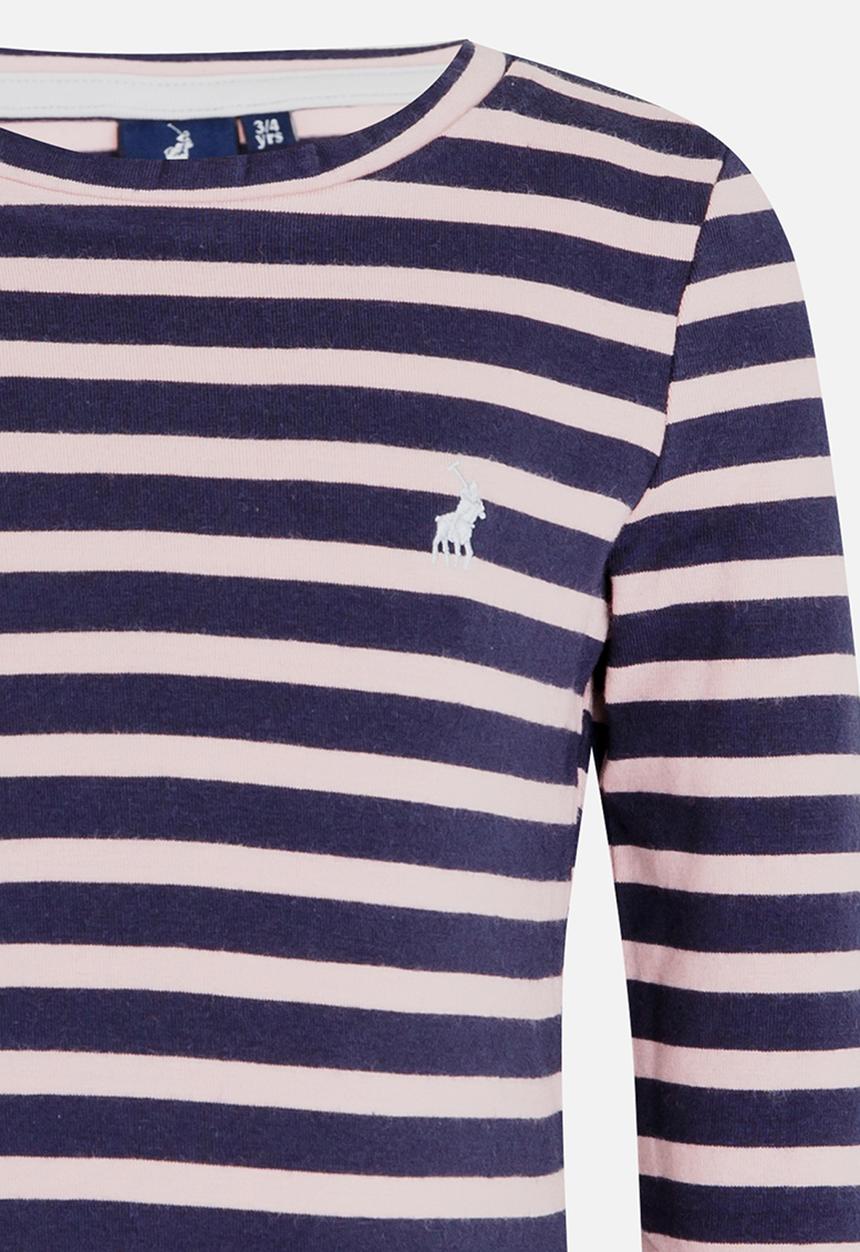 POLO - Amy LS Striped Tee Navy