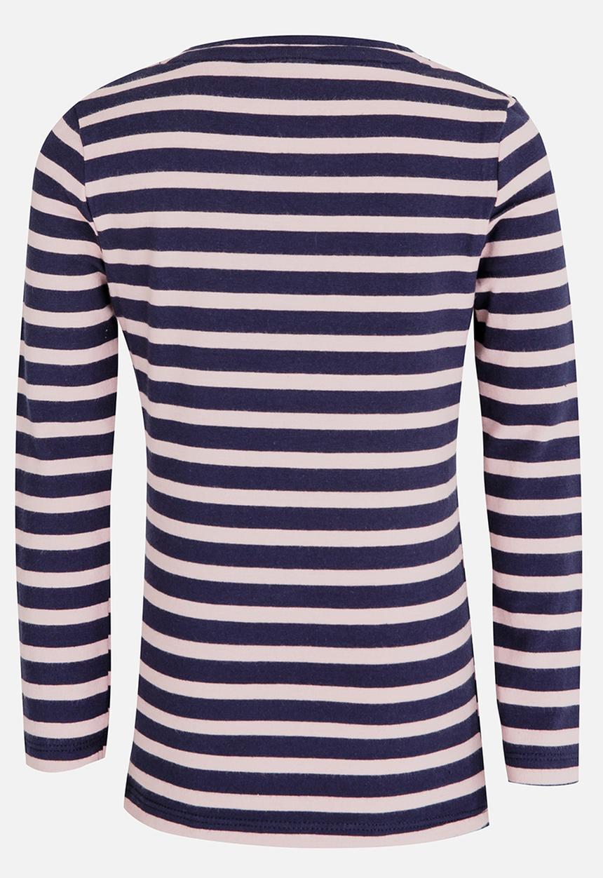POLO - Amy LS Striped Tee Navy