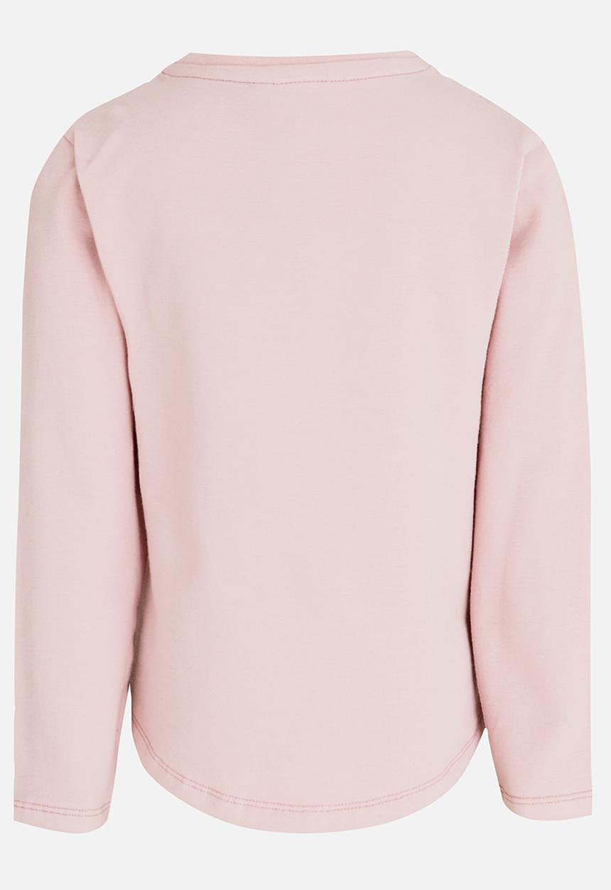 POLO - Chloe LS Classic Tee Mid Pink