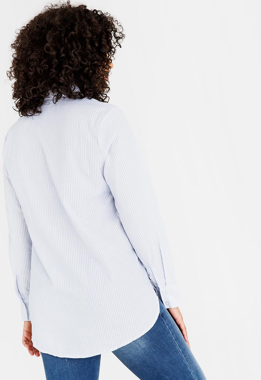 edit Maternity - Longer Length Maternity Shirt Multi-colour