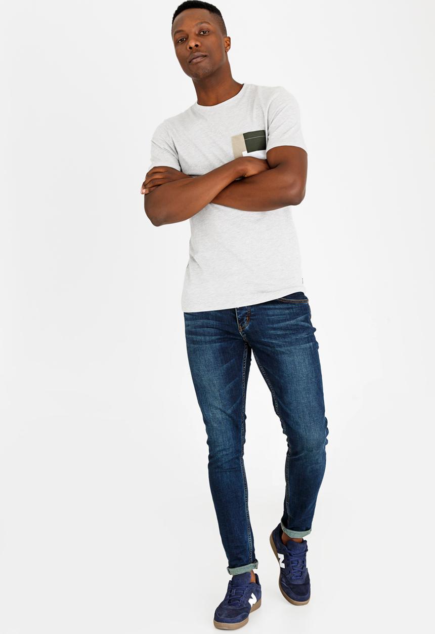 Only & Sons - Slim Fit Tshirt Grey Melange