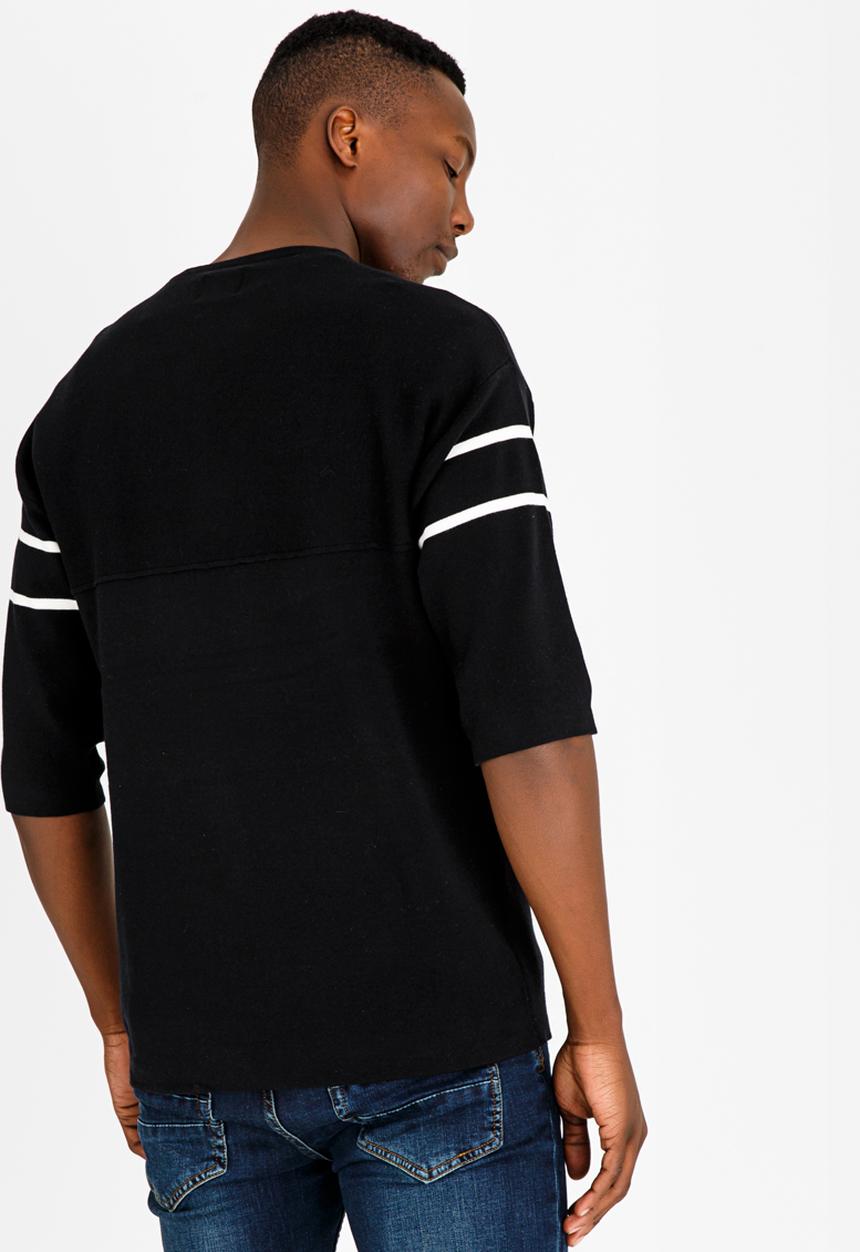 Only & Sons - Fadi 3/4 sleeve pullover - black 
