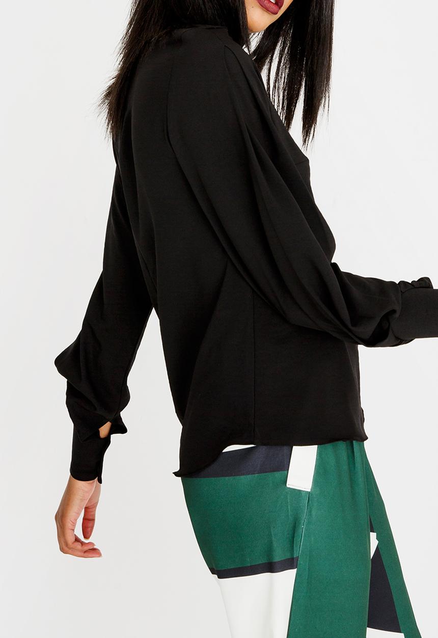 Leigh Schubert - Jodie Poloneck Blouse Black