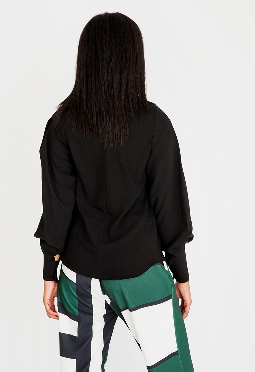 Leigh Schubert - Jodie Poloneck Blouse Black