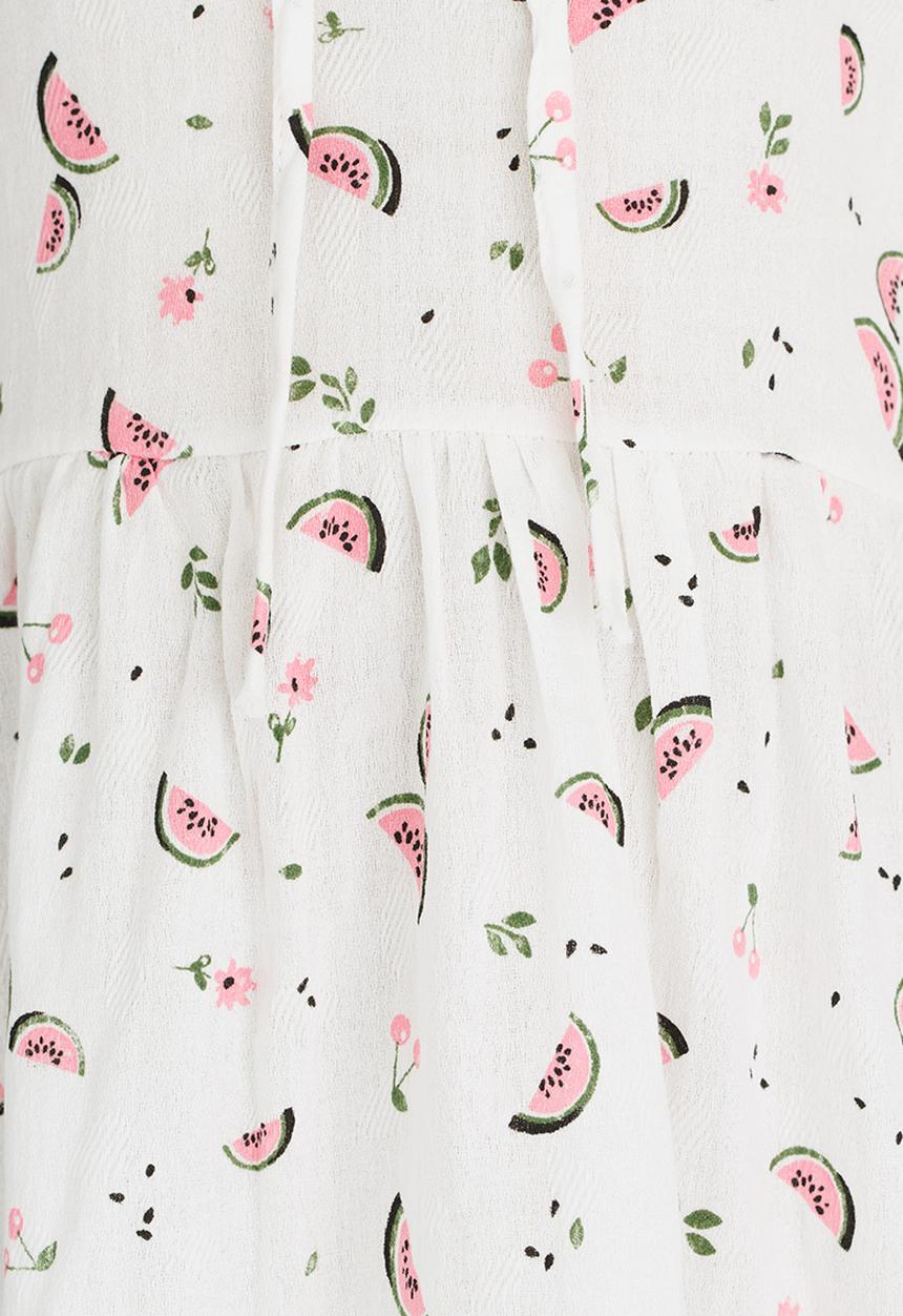 Pop Candy - Printed Dress White