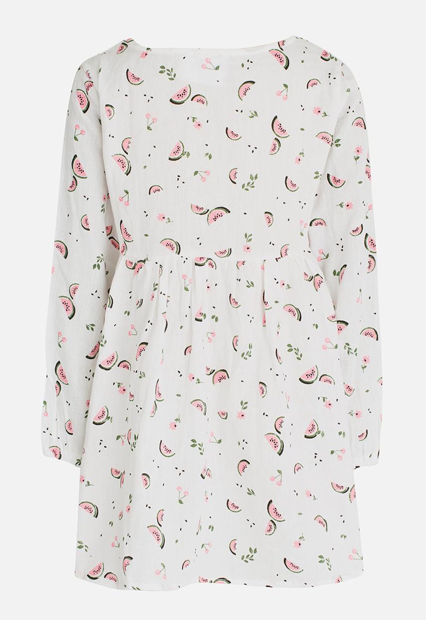 Pop Candy - Printed Dress White