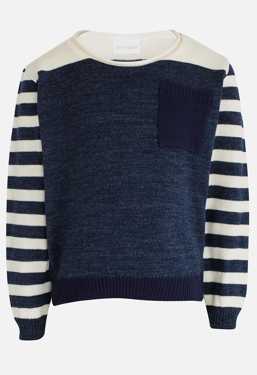 See-Saw - Striped Jersey Milk