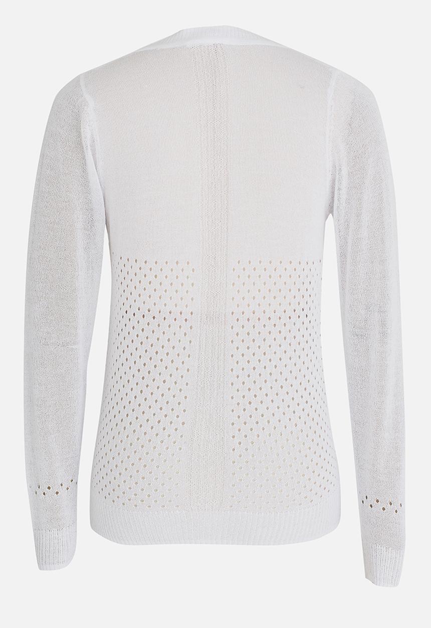 Pop Candy - Longer Lengh Cardigan White