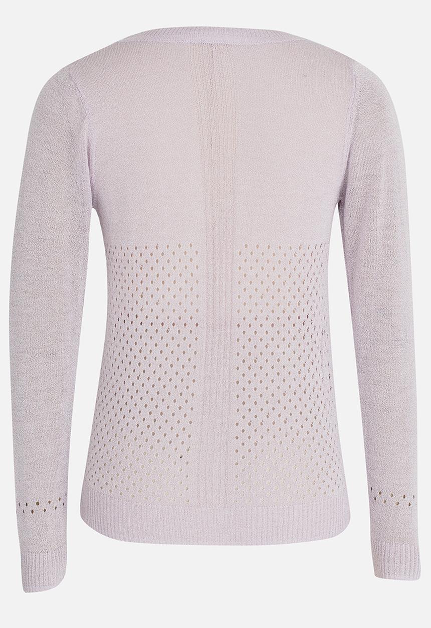 Pop Candy - Longer Lengh Cardigan Mid Purple