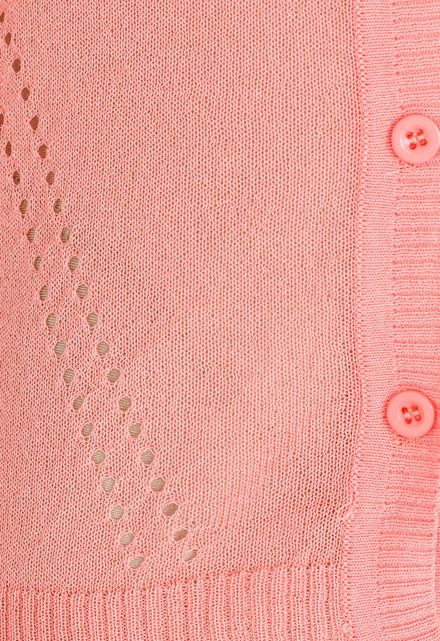 Pop Candy - Longer Lengh Cardigan Coral