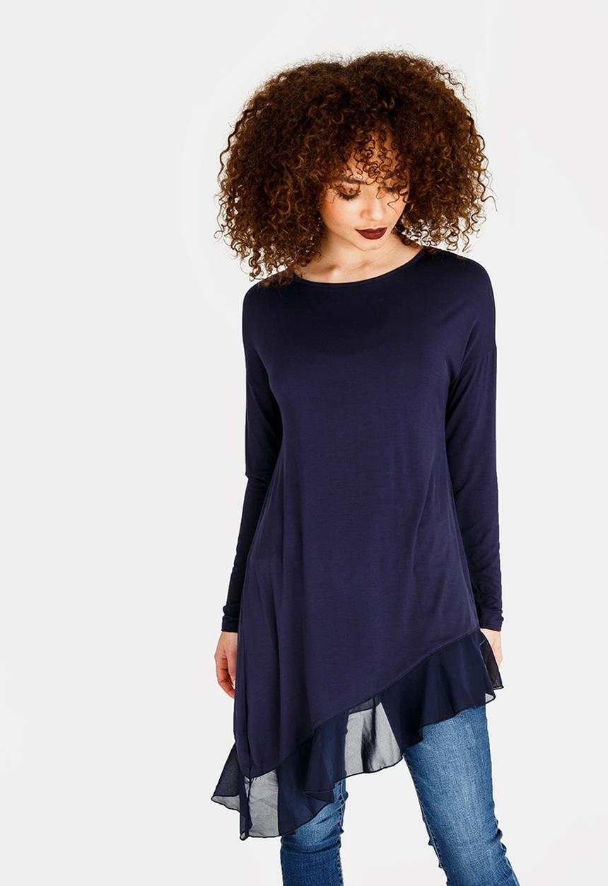 Revenge - Asymmetrical Top Navy