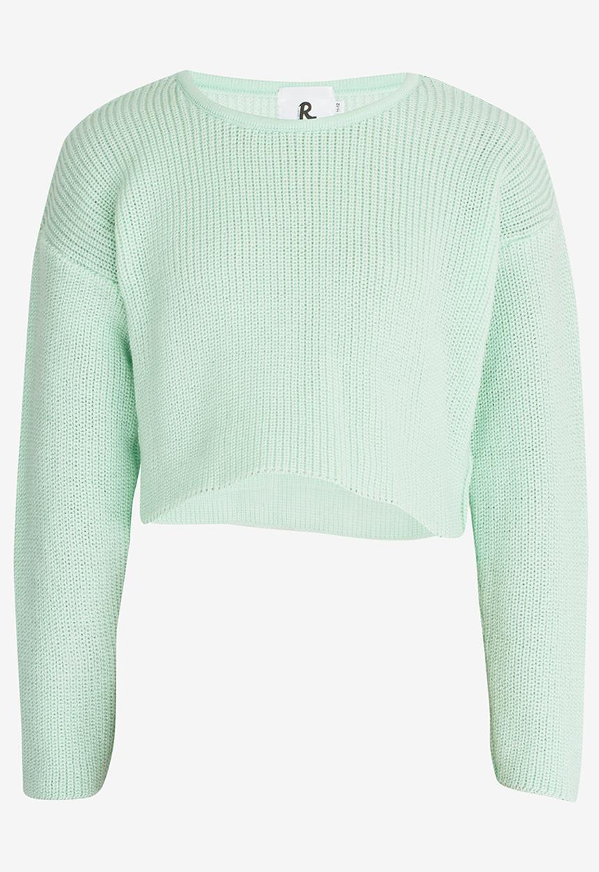 Rebel Republic - Front Knot Jumper Mid Green