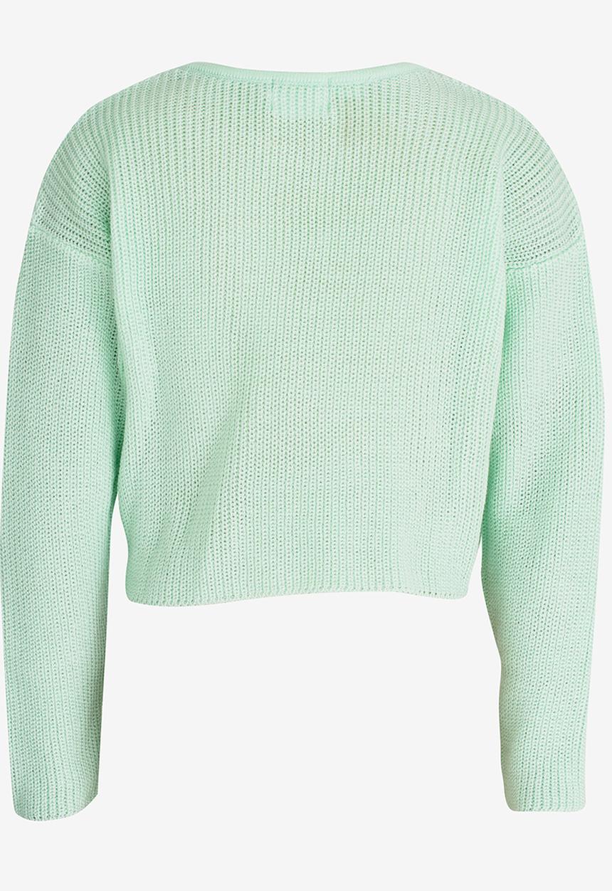 Rebel Republic - Front Knot Jumper Mid Green