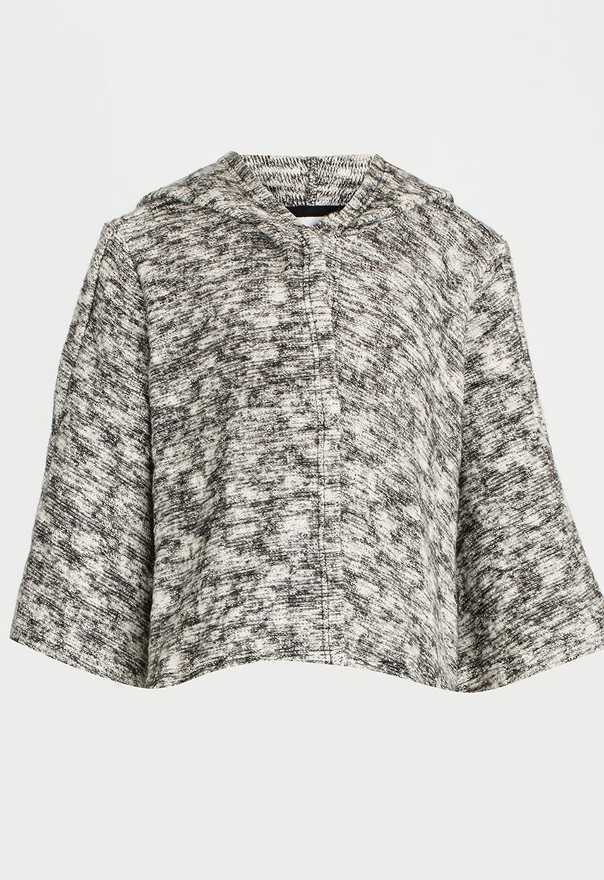 Pop Candy - Hooded Jacket Grey Melange