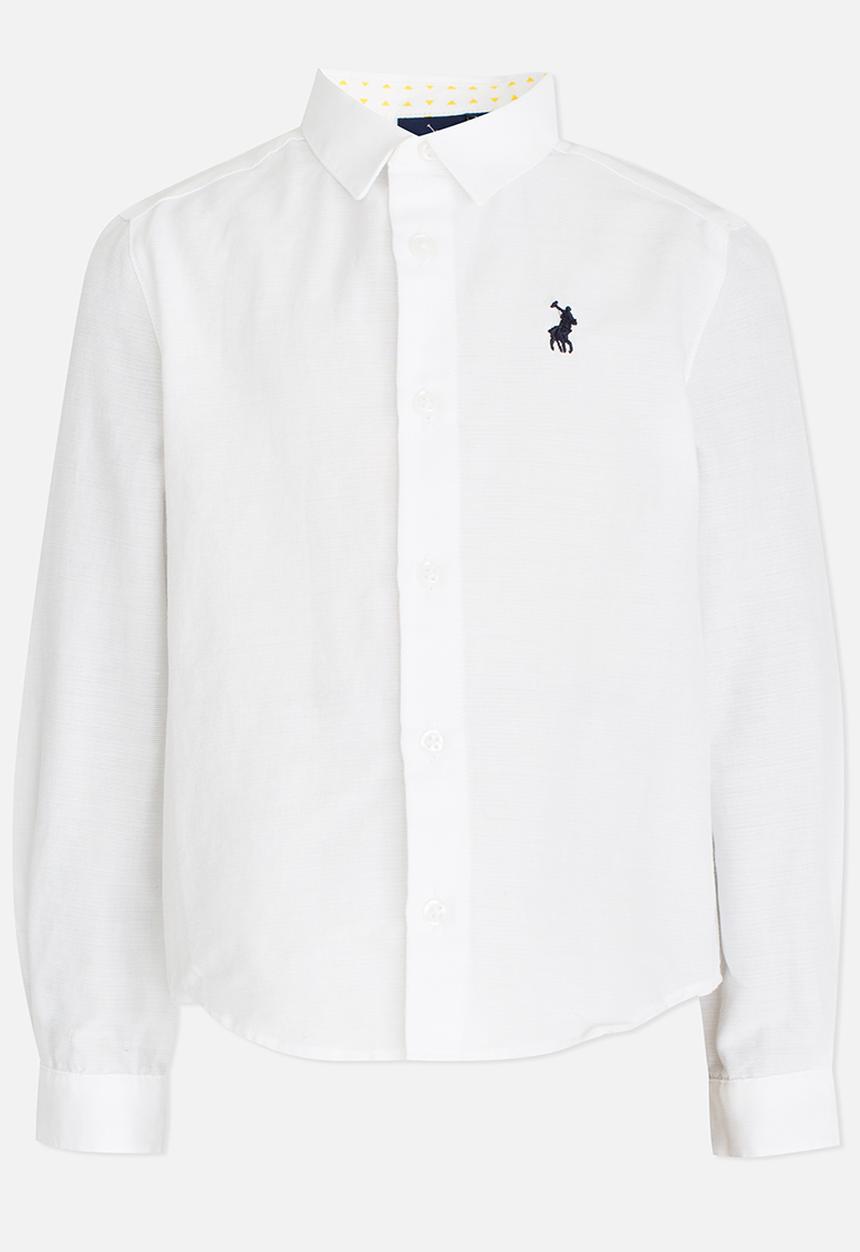 POLO - Kieran Textured Shirt White