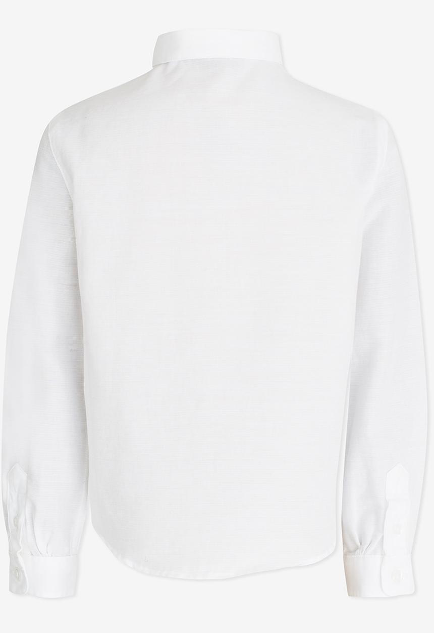POLO - Kieran Textured Shirt White