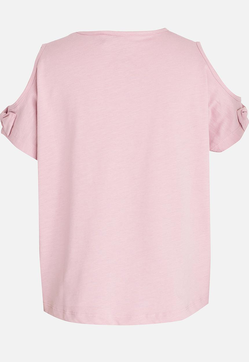 Name It - Printed Tee Mid Pink