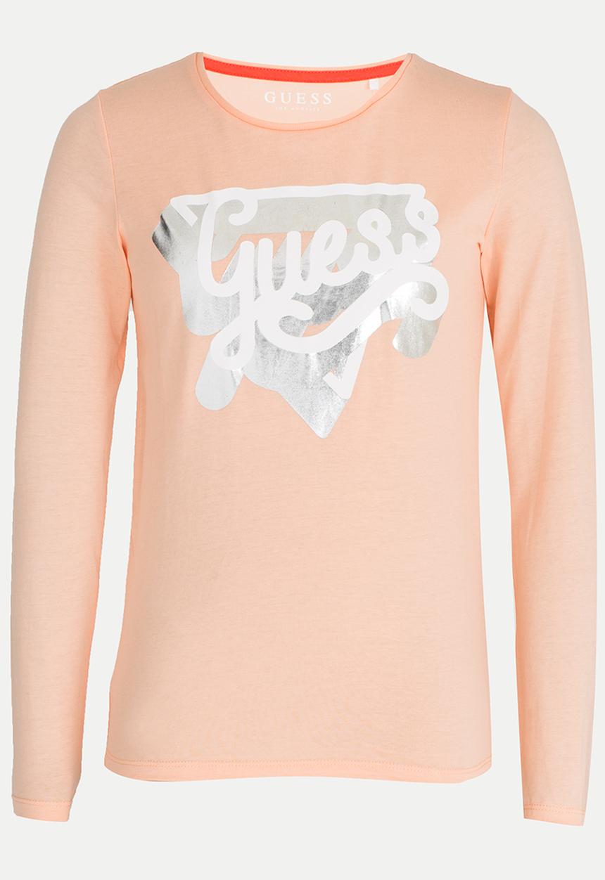 GUESS - Girls Shadow Tee Peach