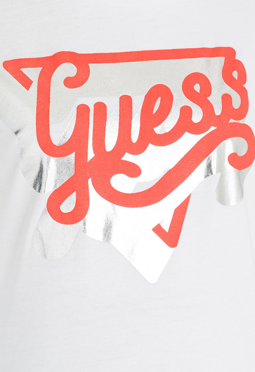 GUESS - Girls Shadow Tee White