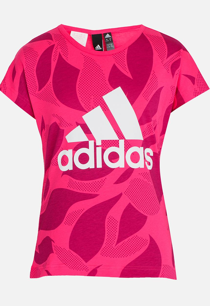 adidas Performance - Graphic Logo Tee Magenta