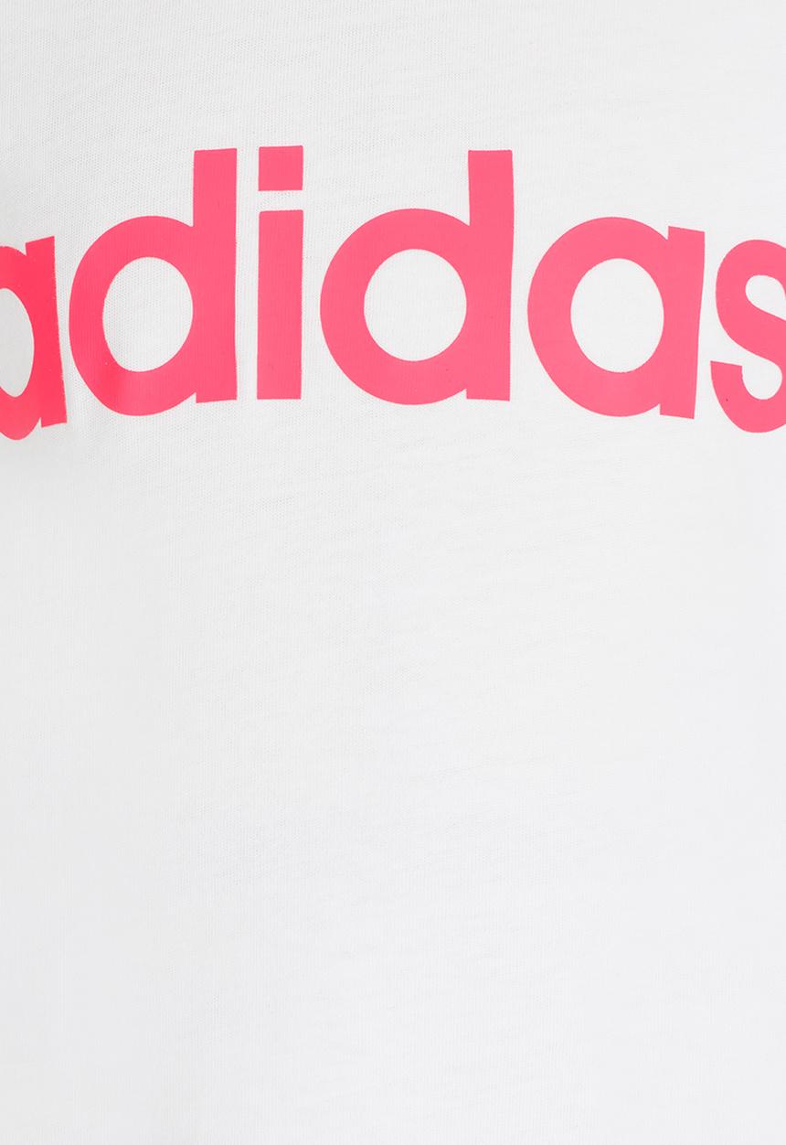 adidas Performance - Little Kids Linear Tee White