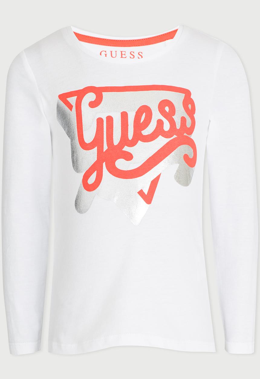 GUESS - Girls Shadow White Tee