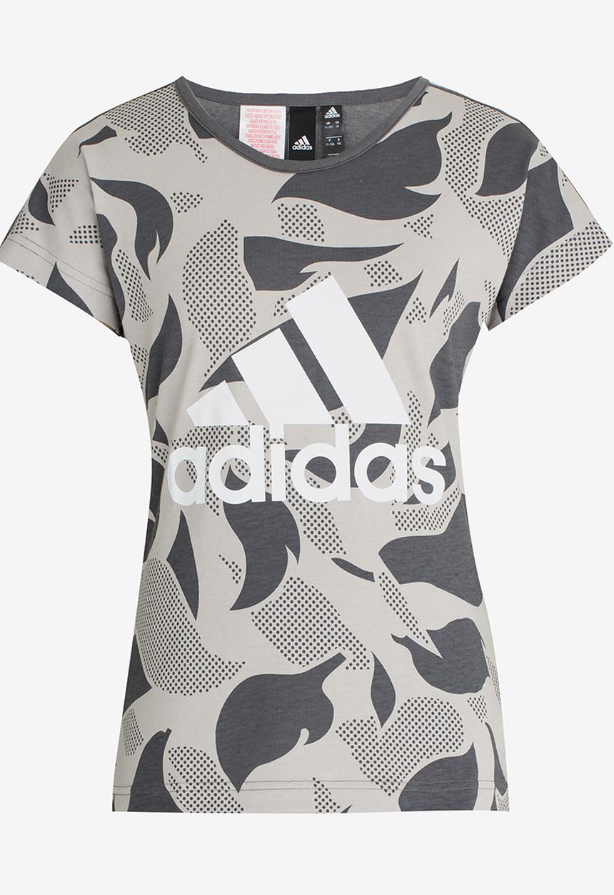 adidas Performance - Graphic Logo Tee Dark Grey