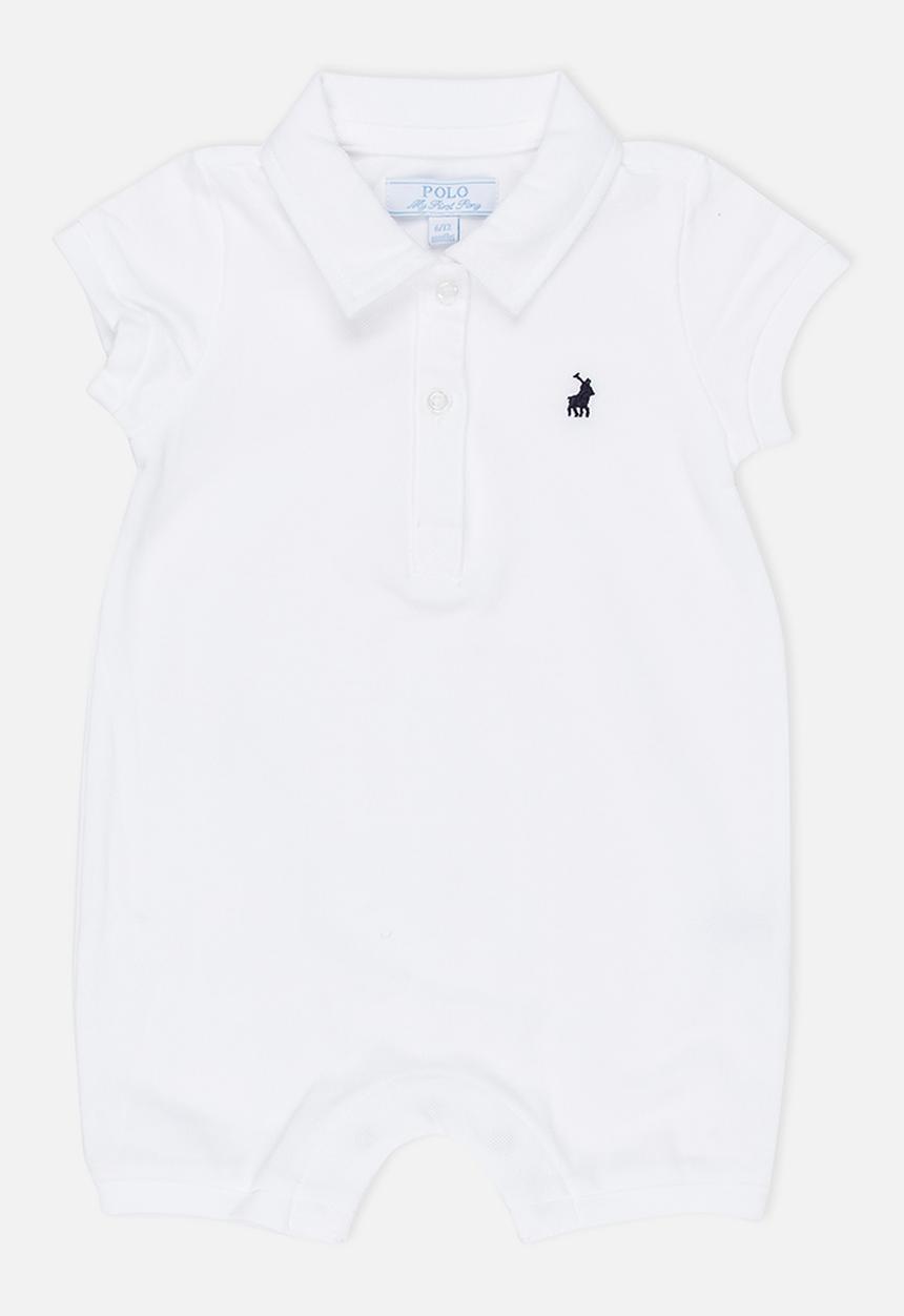 POLO - Alex Babygrow White