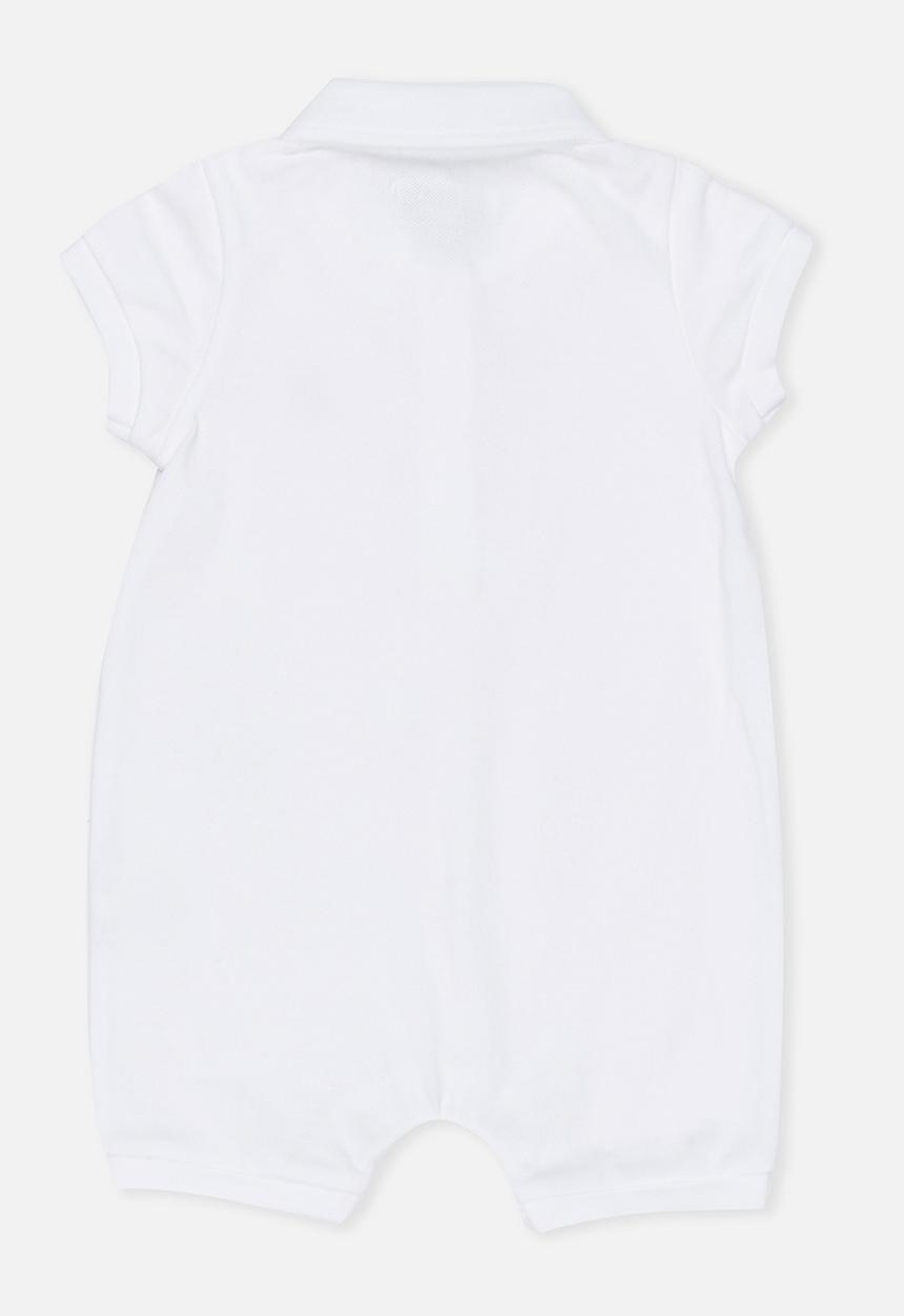 POLO - Alex Babygrow White