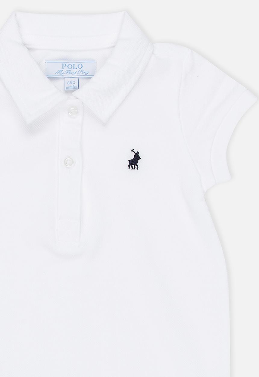 POLO - Alex Babygrow White