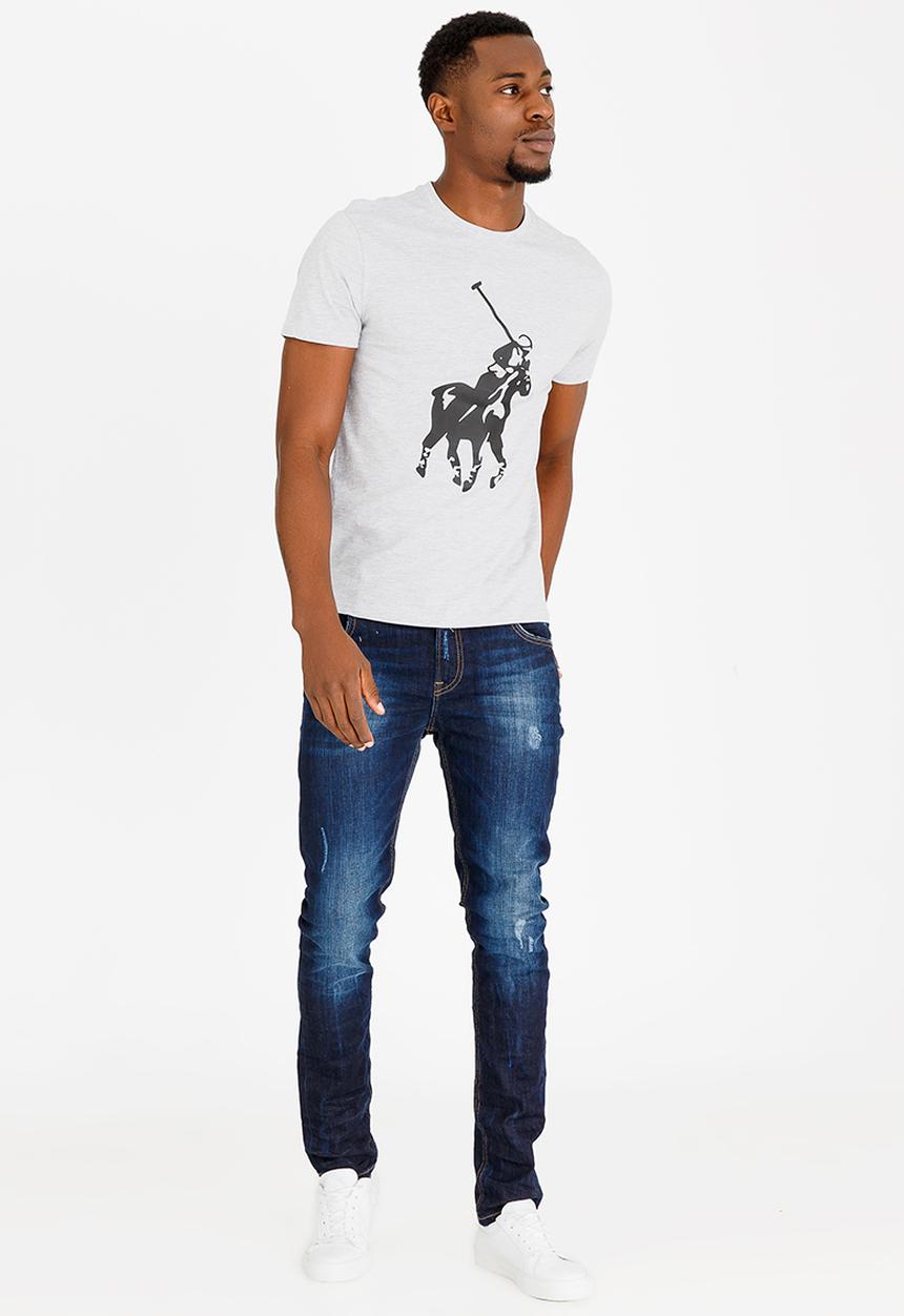 Polo Sport - Printed Cotton Tee Grey
