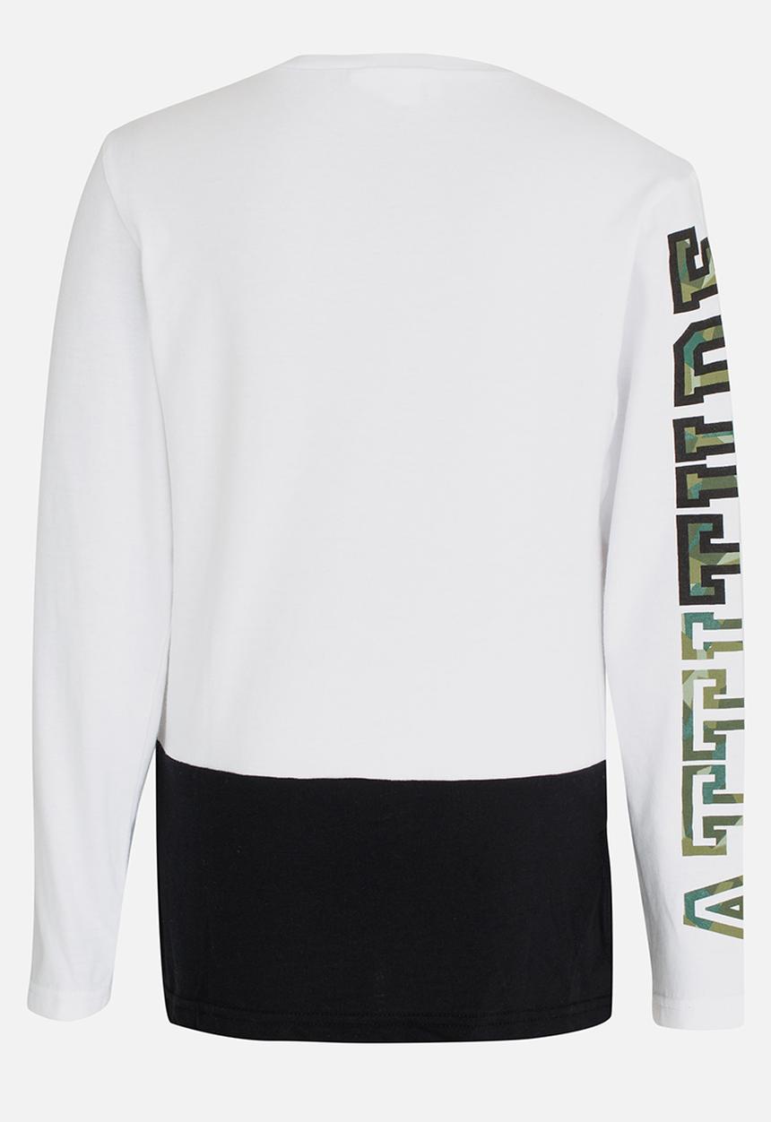 Rebel Republic - Double Layer Tee White
