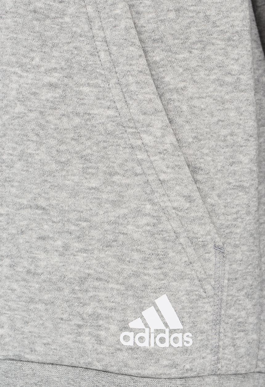 adidas Performance - 3S Full Zip Hoodie Mid Grey