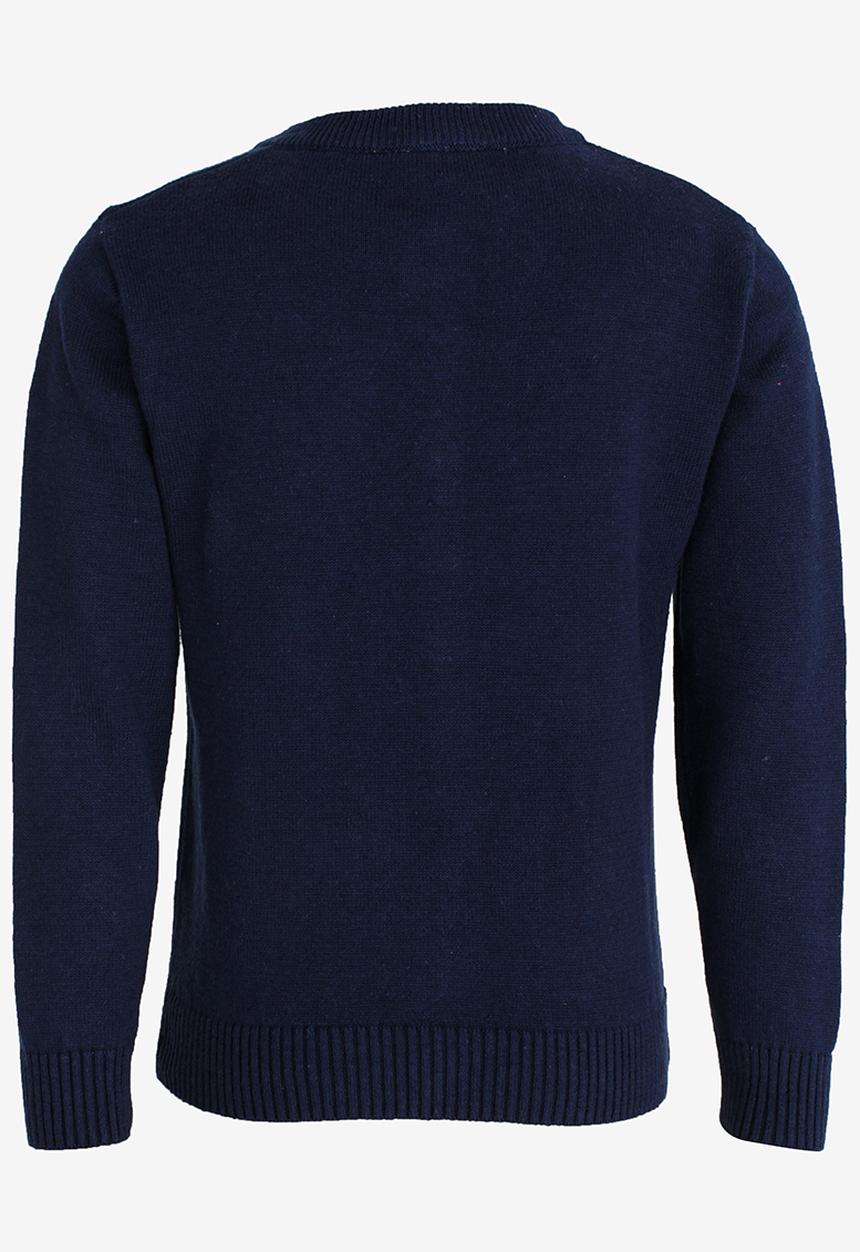 Pop Candy - Button Down Cardigan Navy